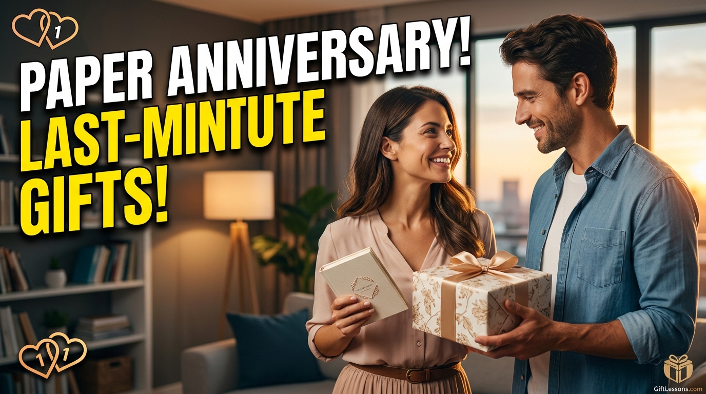 Last-Minute Gift Ideas for a Paper Anniversary