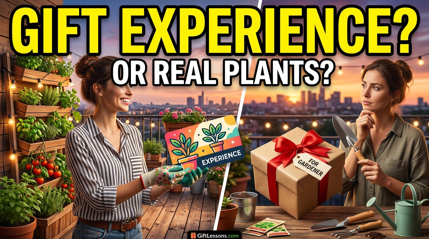 Experience Gift vs. Traditional Present: Which Is Better for Balcony Gardeners?