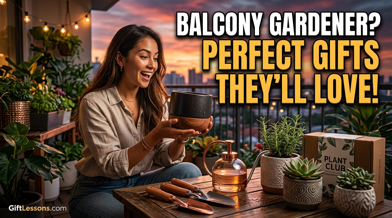 Gift Ideas for Balcony Gardeners Who Are Hard to Shop For