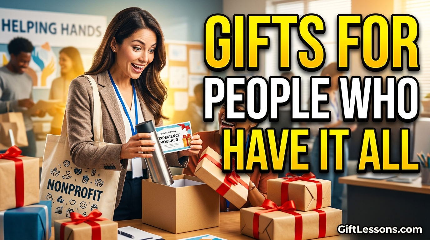 Gift Ideas for Nonprofit Employees Who Buy Everything for Themselves