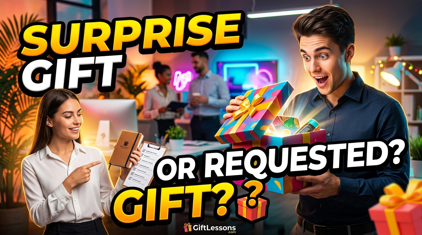 Surprise Gift vs. Requested Gift: Which Is Better for New Coworkers?