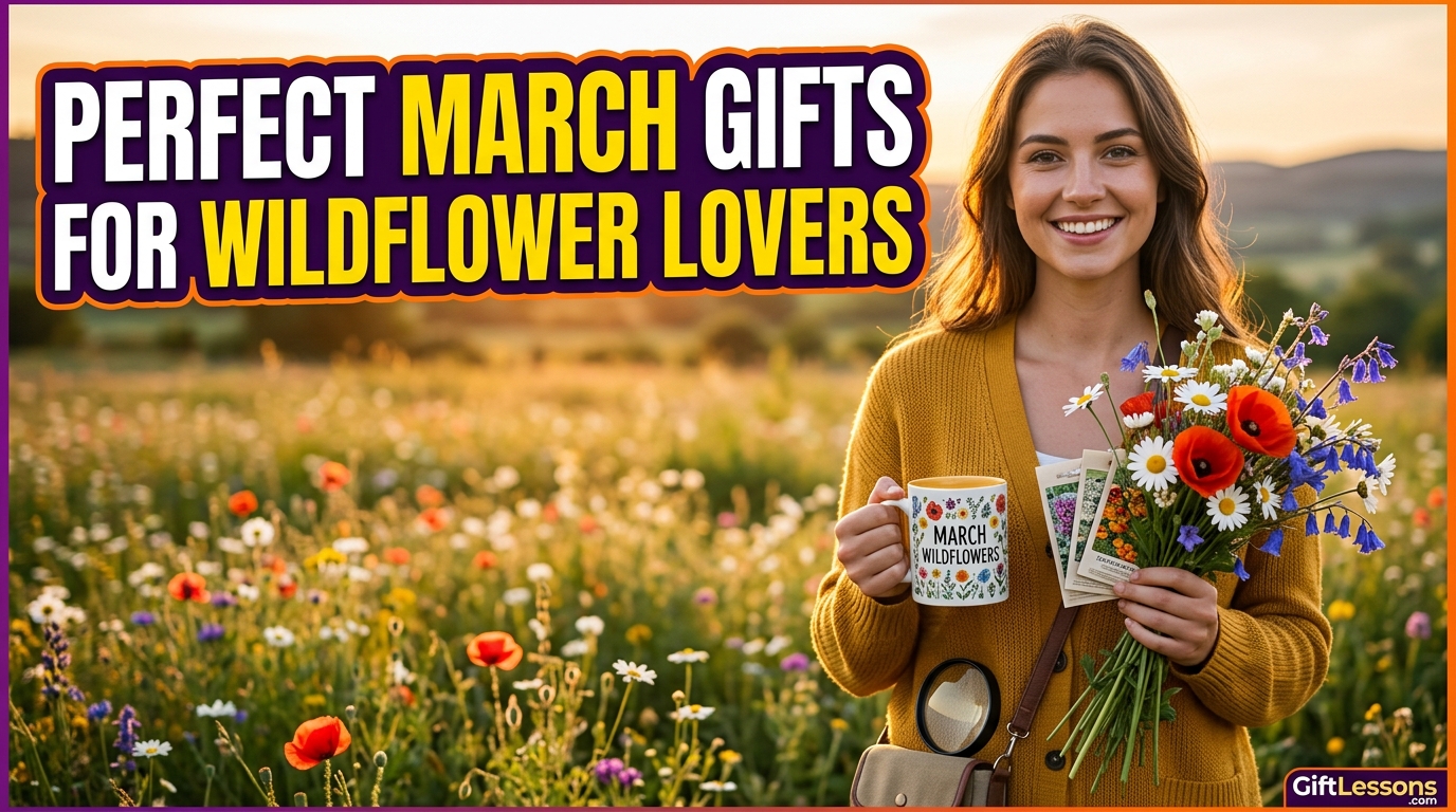 March Gifts for People Who Love Wildflowers
