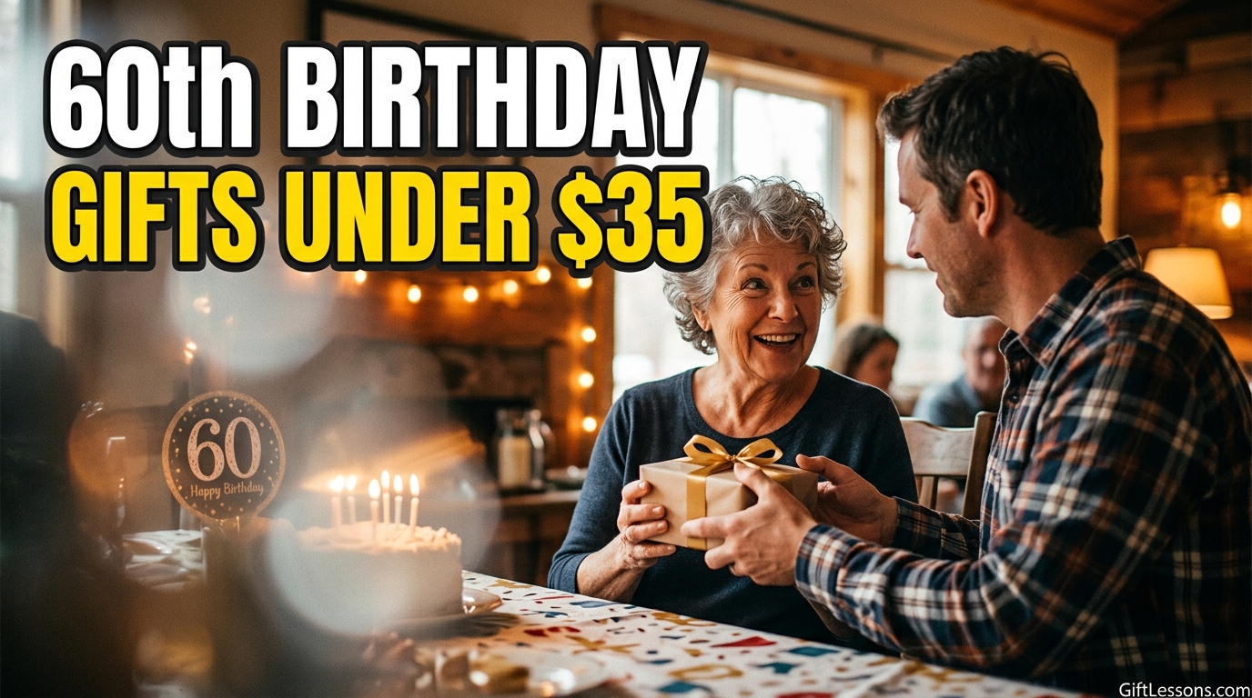 Gift Ideas for a 60th Birthday Under $35