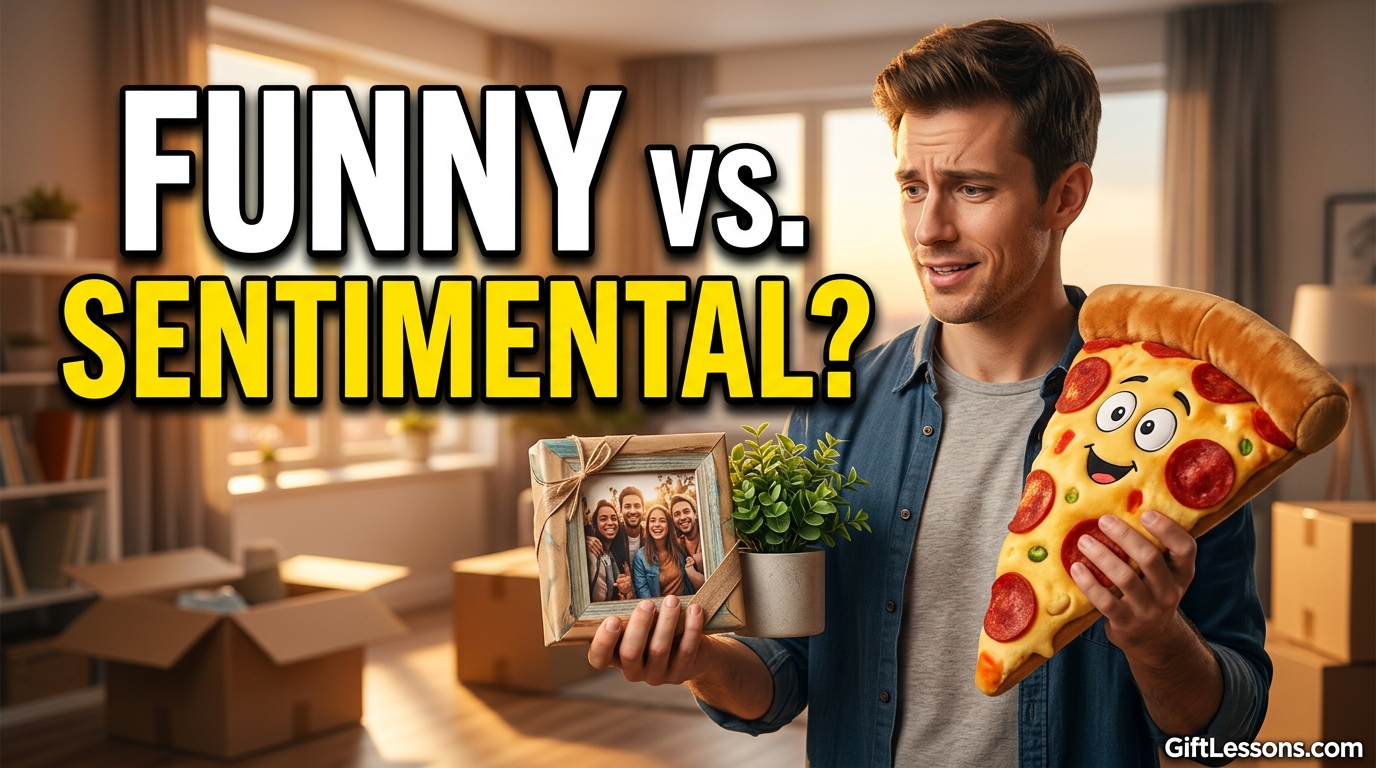 Funny Gift vs. Sentimental Gift: Which Is Better for New Renters?