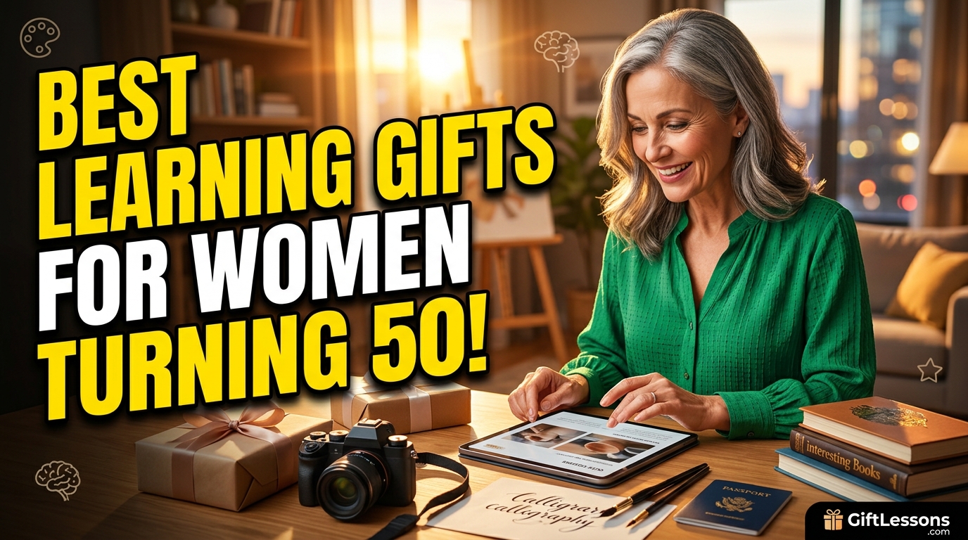 Best Learning Gifts for Women Turning 50