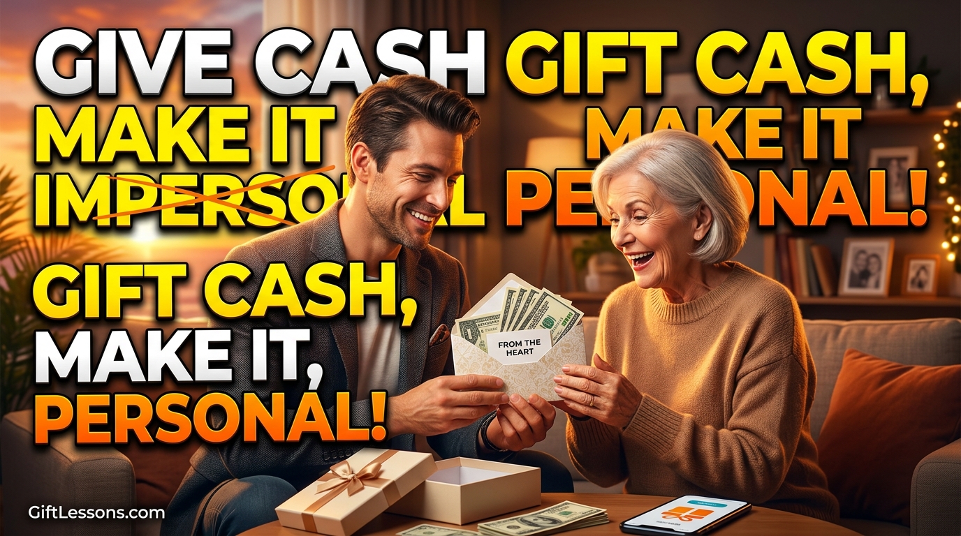 How to Give Cash Without Making It Feel Impersonal